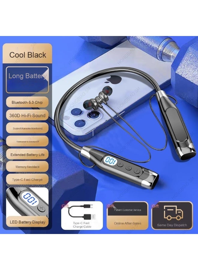 بيوينتي بلوتوث سماعات العنق للعرض الرقمي ، والحد من الضوضاء الرياضة ، وحياة البطارية طويلة جدا