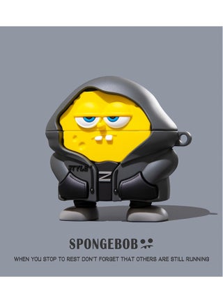 For Bluetooth Headset Air Pods Pro 2 Generation Protective Case - SpongeBob SquarePants Protective Case - Silicone Drop Resistant Waterproof Case - pzsku/ZE52ED486C20C4ED914A6Z/45/_/1736159418/f731386c-eff3-4d48-9692-0e67dbcfbfdc