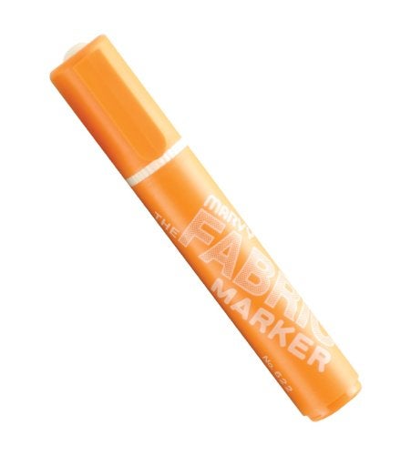 Marvy Uchida UCHIDA 622-C-7 Marvy Broad Point Fabric Marker, Orange, 1 Count (Pack of 1) - Image 5