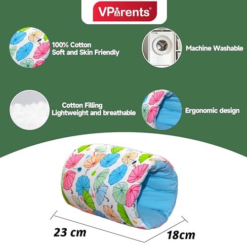 VParents Baby Feeding Arm Pillow for New Born Nursing Pillow for Breast and Bottle Feeding Pillow (Chunky) - Image 3