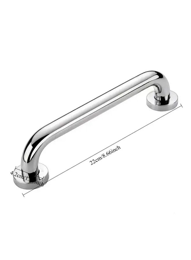 Silver Bathroom Grab Bar Stainless Steel Non Slip Shower Safety Handrail For Elderly Disabled Post Surgery Support - Image 4