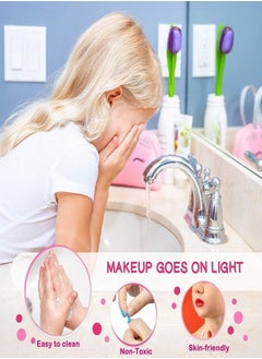 Tiokkss Kids Makeup Kit for Girls, Washable Make Up Set 32pcs Toy for Kids Girls Makeup for Children, Kids Makeup Sets for Girls Birthday Gifts for 5 6 7 8 9 10 Year Old Girls  - Image 4
