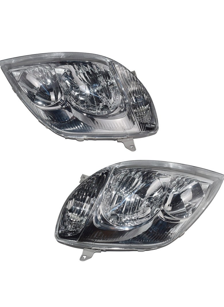Machter Pair Head Light Lamp Compatible With Toyota Corolla ZZE122 Sedan Wagon  - Image 1
