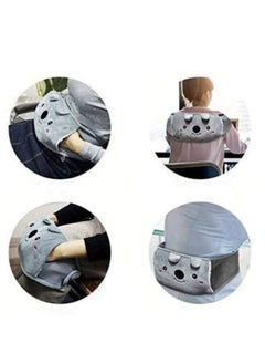 breathe Water Bottle with Cat Design, Triple with Velvet Cloth Cover and Waist Belt for Heat and Cold Therapy to Relieve Back Pain  - Image 3