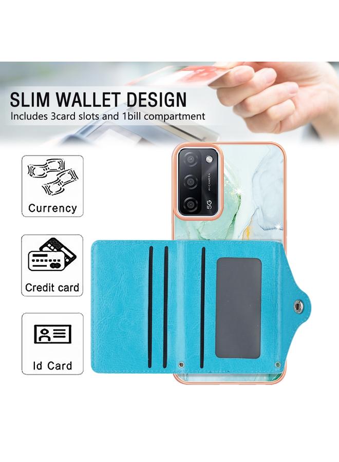 erorex Case For OPPO A54s Marble Pattern IMD Card Slot Phone Case - Image 3