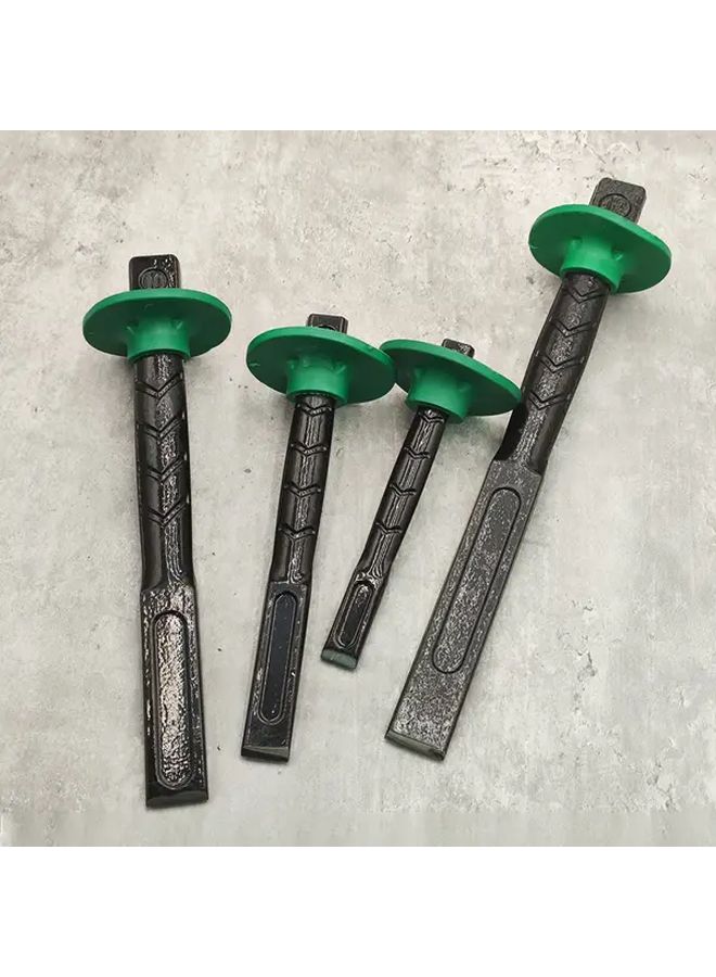Industrial Grade AllInOne Chisel Set 8 Inch And 10 Inch Flat Headed Chrome Vanadium Steel - Image 2