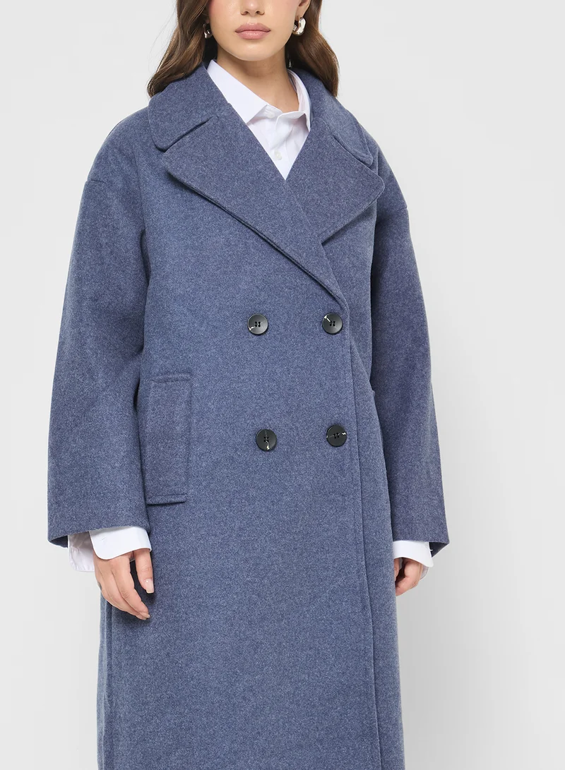 ELLA Double Breasted Over Coat