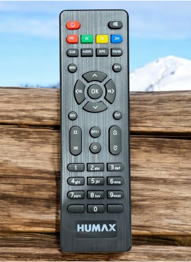 Universal Remote Control - Ergonomic Design with Dedicated Playback and EPG Buttons