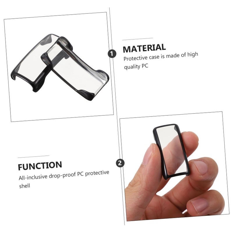 2Pcs Protective Case for Inspire Smart Bracelet Lightweight Full Coverage Anti Scratch - Image 5