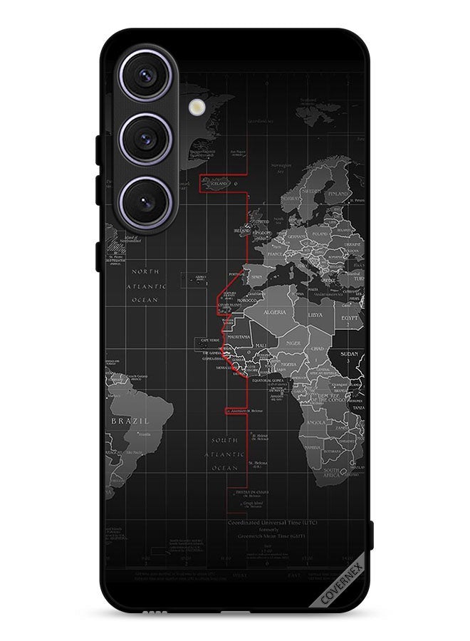 Covernex Samsung Galaxy S25 FE Protective Case Cover World Map - Image 1