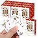 Yolev 10 Pack Mini Deck of Cards 157in Mini Playing Cards Bulk Miniature Poker Card Game for Adults Novelty Party Favor for Christmas Halloween New Year - Image 2