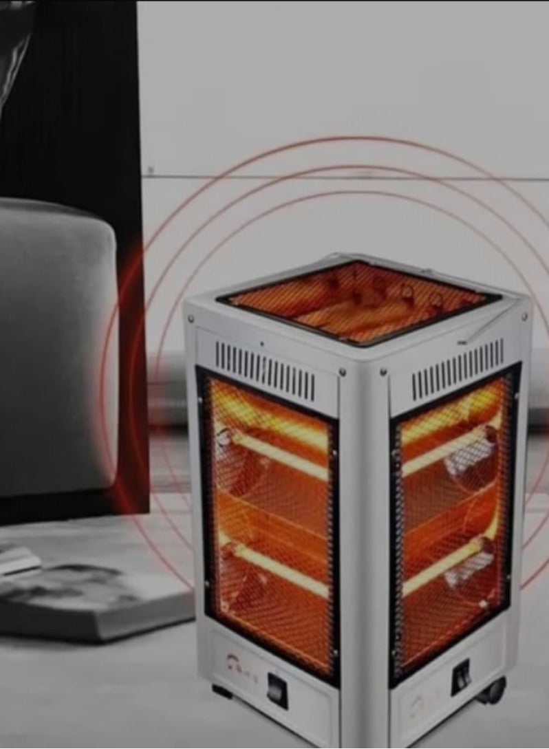 Micro Plus Electric heater for the room, with four sides and a capacity of 2000 watts - Image 3