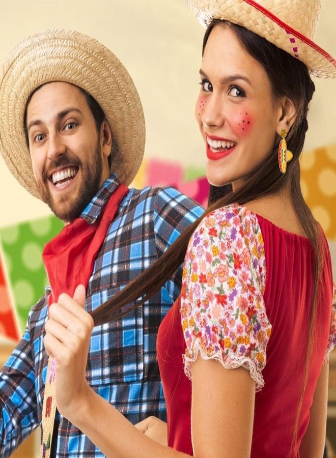 Frodete أقراط سينكو دي مايو للنساء، إكسسوارات مستوحاة من أجواء الاحتفالات المكسيكية، مجوهرات مارغريتا وبينياتا متدلية، إكسسوارات ملابس حفلات المهرجانات المكسيكية، قمصان وفساتين سينكو دي مايو - Image 4