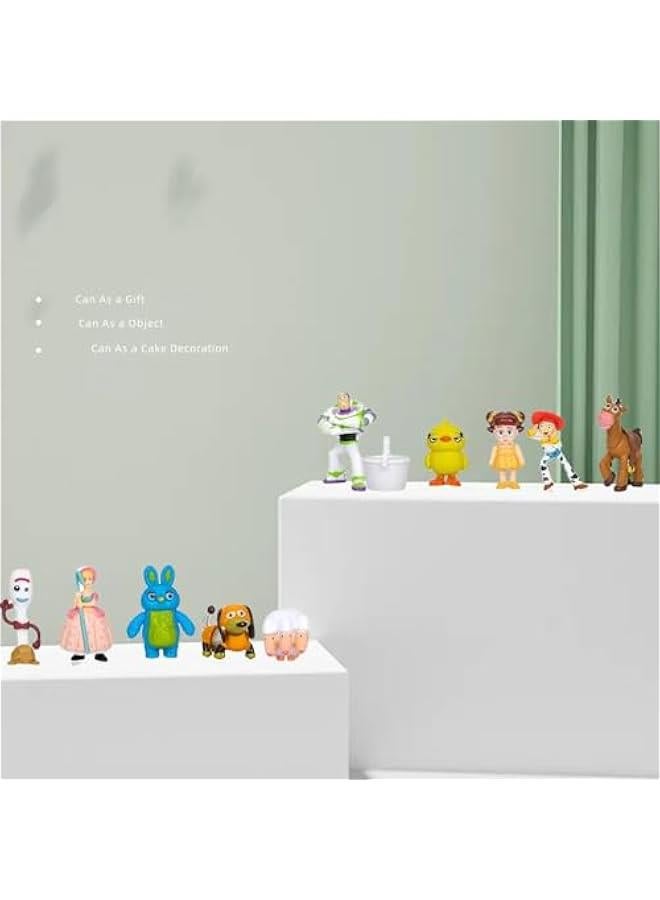 Toy Action Figures Story Toys Set, 1.2-2.8 inches Tall Action Figures with Woody, Buzz and Jessie,Toy Anime Figurines Story Characters(36 Pack)  - Image 3
