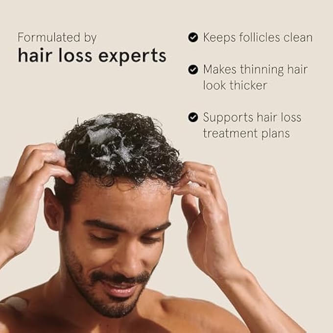 Keeps HAIR THICKENING SHAMPOO FOR FULLER, THICKER LOOKING HAIR, 8 OUNCES - HAIR LOSS, THINNING & REGROWTH TREATMENT - DHT BLOCKER FOR MEN - INFUSED WITH BIOTIN, CAFFEINE, & SAW PALMETTO - Image 3