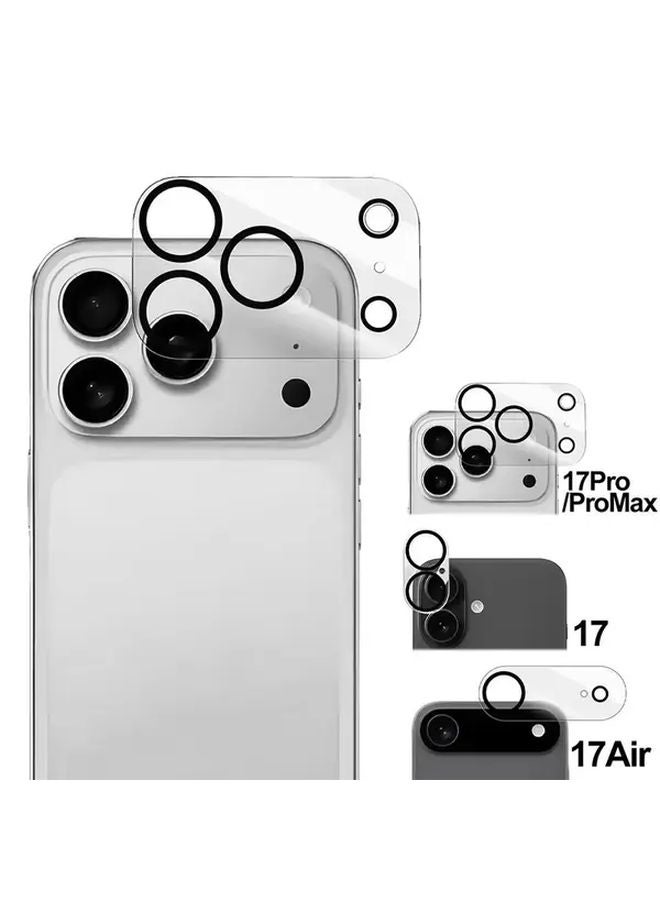 زجاج حماية شفاف ثلاثي الأبعاد للكاميرا للآيفون 12 برو ماكس مع غطاء خلفي مقوى - Image 3