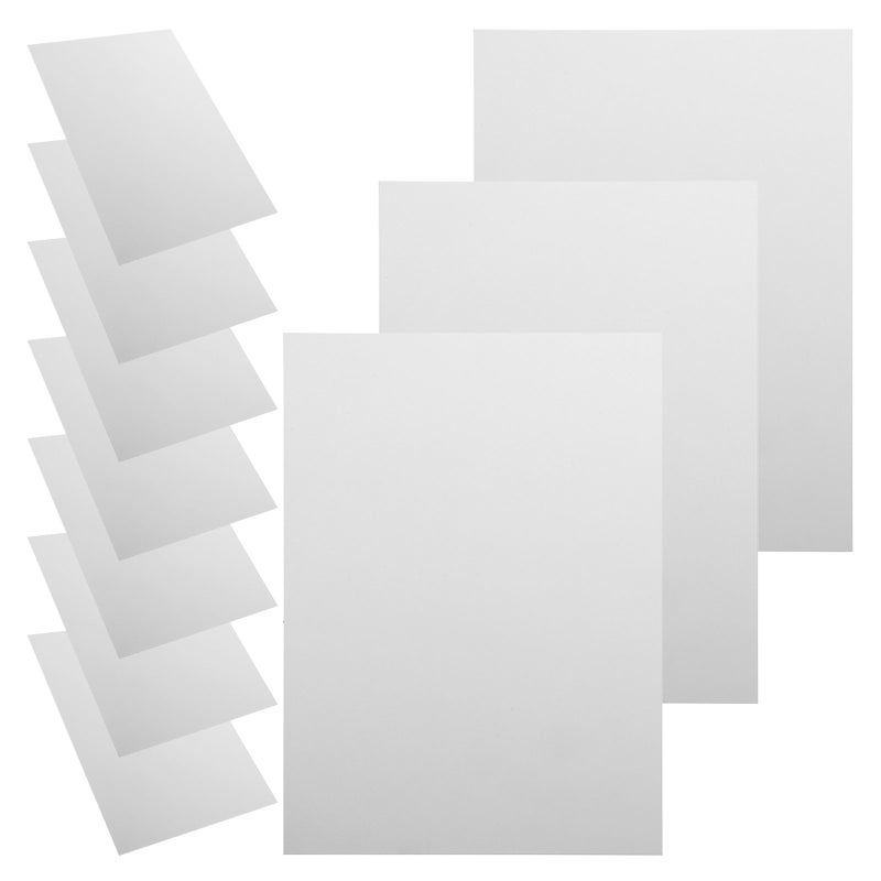 20Pcs White Frosted Plastic Sheets Hard Material for Display Signs and Crafting Projects - Image 5