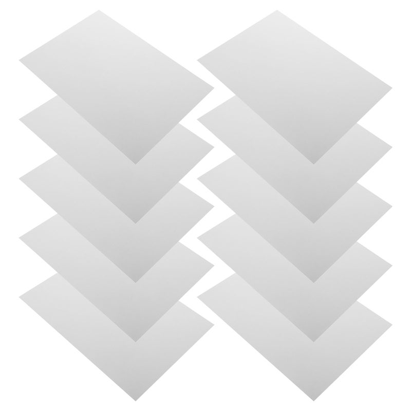 20Pcs White Frosted Plastic Sheets Hard Material for Display Signs and Crafting Projects - Image 3
