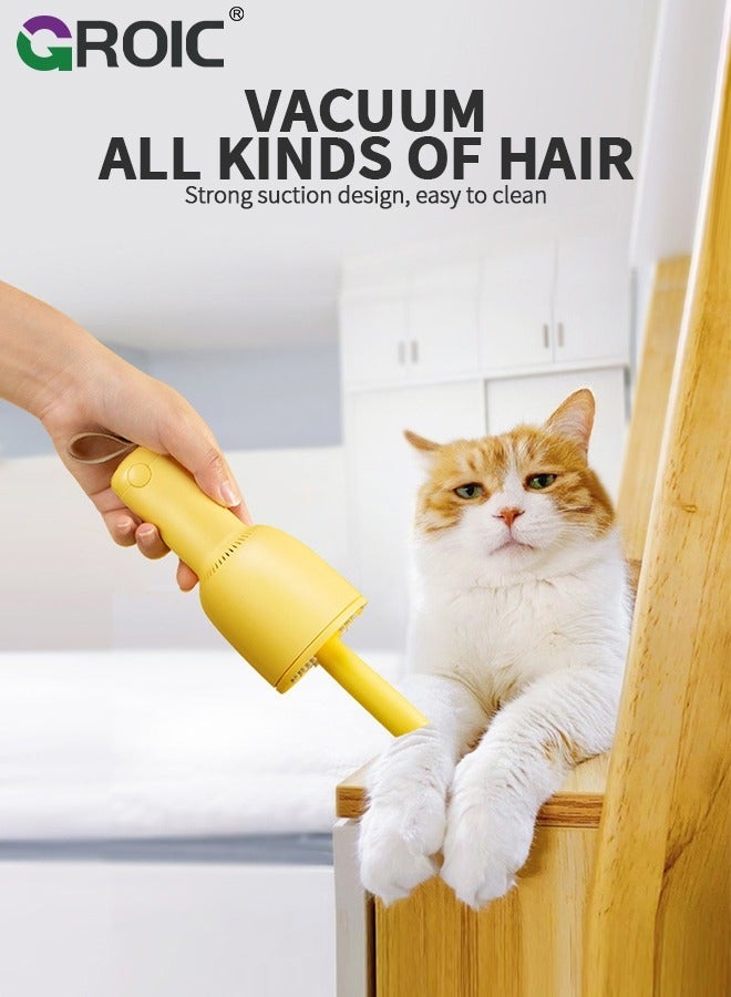 GROIC Mini Desktop Vacuum Cleaner Desk for Picking up Crumbs Eraser Crumbs, Portable Small USB Dust on Tabletop Keyboard Piano - Image 4