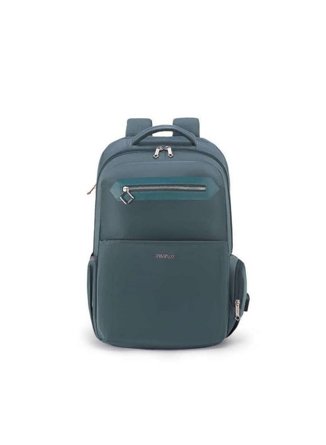 American Tourister Jit+ 2.0 Style 02, 28L Office 3 Compartment Laptop Backpack With Cable Organizer Pouch, USB Charging Port, Trolley Strap & Rain Cover For Unisex, Men & Women - Image 3
