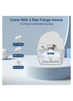 Gonice Wearable Breast Pump Low-Noise and Painless Hands Free Electric Breast Pump (White-1Pc)  - Image 2