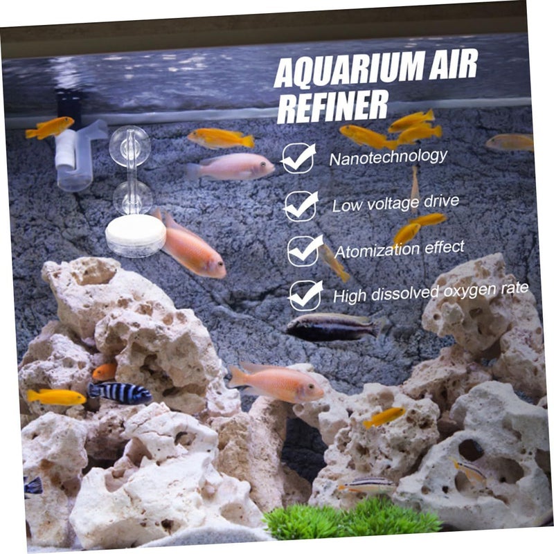 Acrylic Aquarium Air Stone Quiet Bubble Oxygen Diffuser Set for Fish Tank - Image 3
