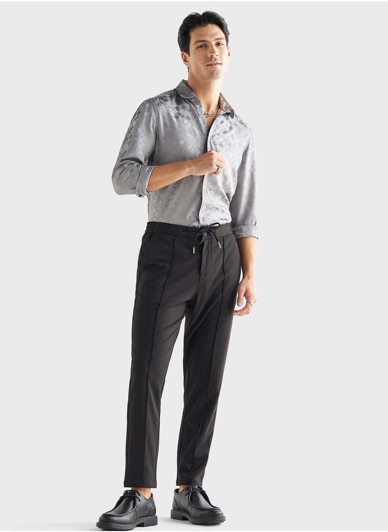 FAV Textured Regular Fit Shirt  - Image 4