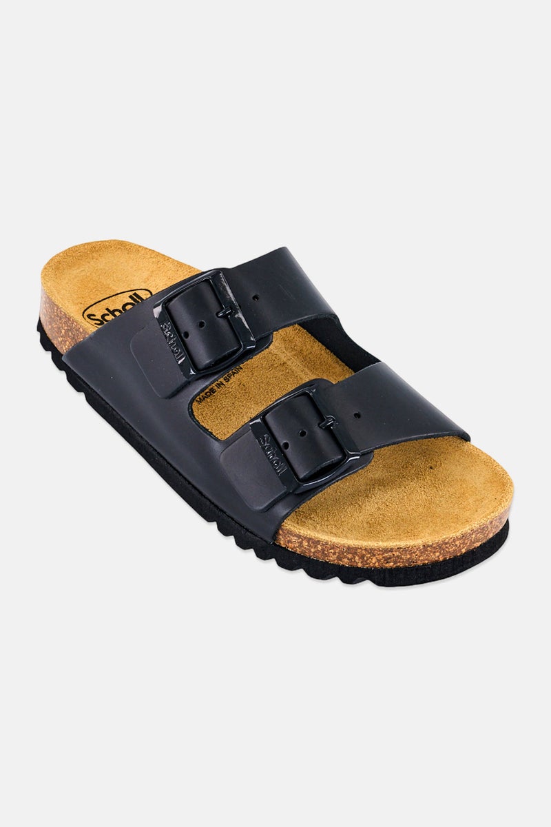 Scholl صنادل جوزفين للنساء، سوداء - Image 1