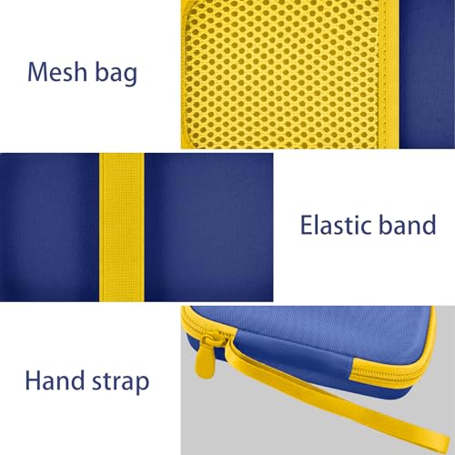 Baval Kids Smart Phone Case Compatible with Luoba/Luyiilo/KOKODI/WEOLULI/DIGIGOOD/Joozfee/Luyiilo Kids Smart Phone Toys,Case for Mini Smart Phone Toys with 2.8" Touchscreen (Blue Case,Yellow Zipper) - Image 5