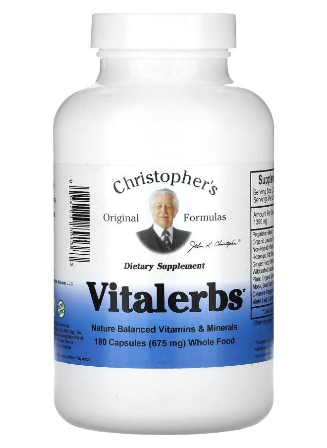 Christopher's Original Formulas - Vitalerbs 675 mg 180 Capsules - Image 1