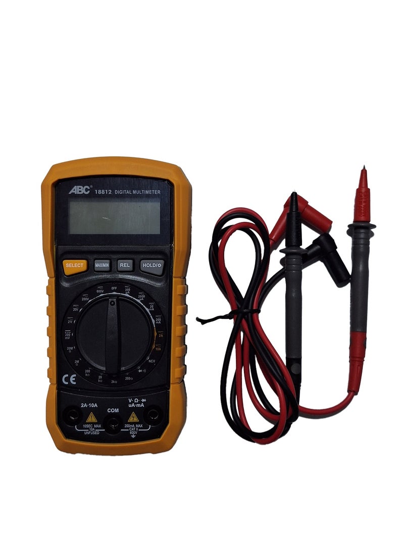 Generic - XL830L Digital Multimeter AC/DC Ammeter Volt Tester Meter Multi metro With LCD Screen Backlight Portable Voltmeter - Image 1