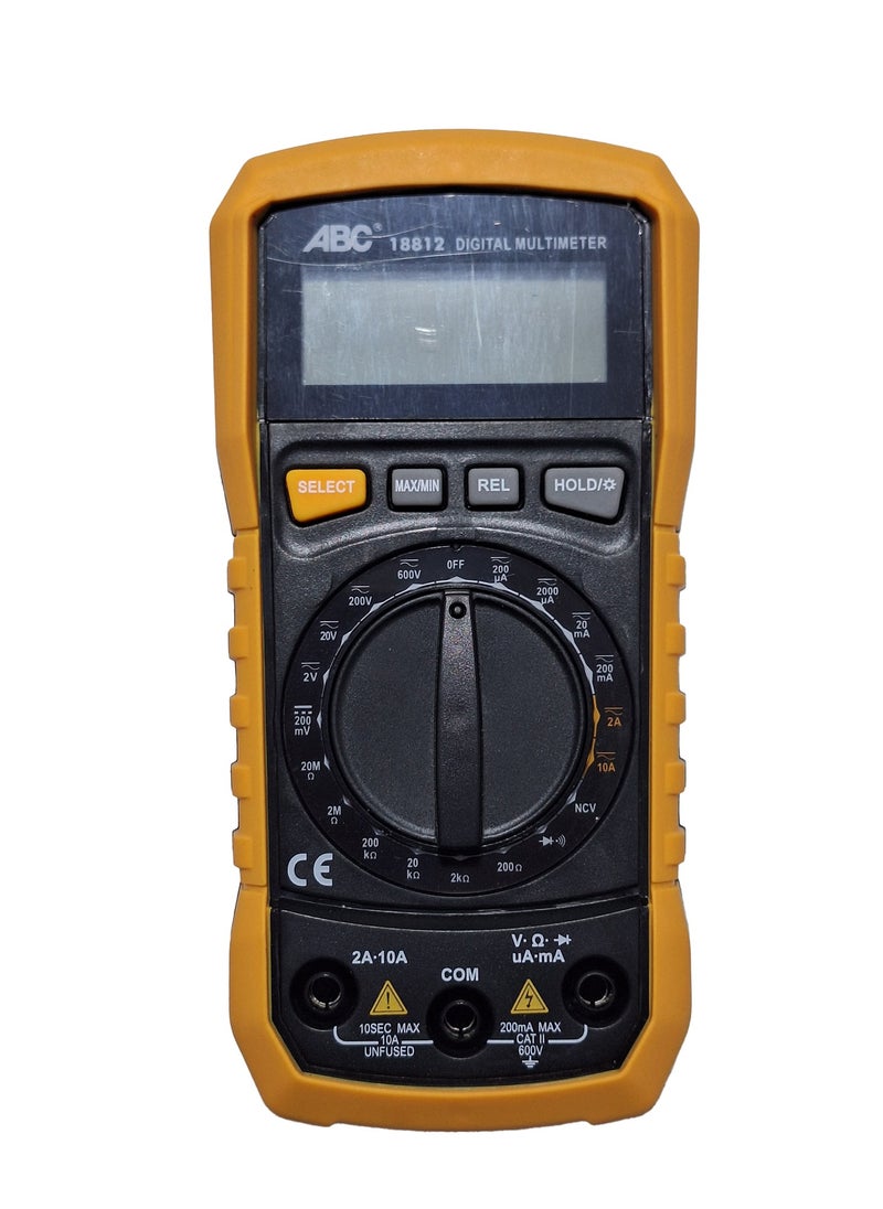 Generic - XL830L Digital Multimeter AC/DC Ammeter Volt Tester Meter Multi metro With LCD Screen Backlight Portable Voltmeter - Image 1