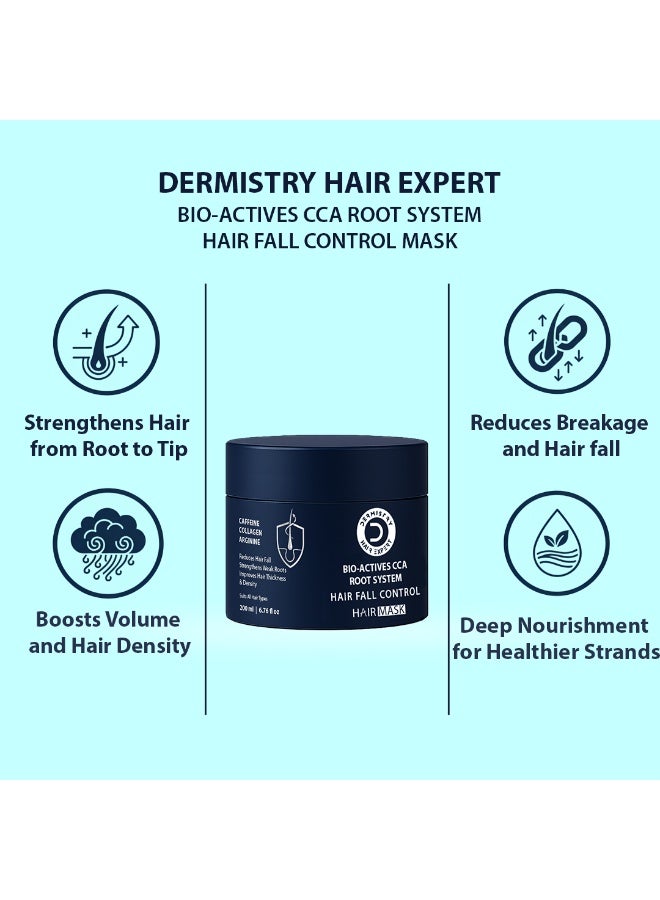 Dermistry Hair Fall Control Mask 200ml for All Hair Types - Image 3