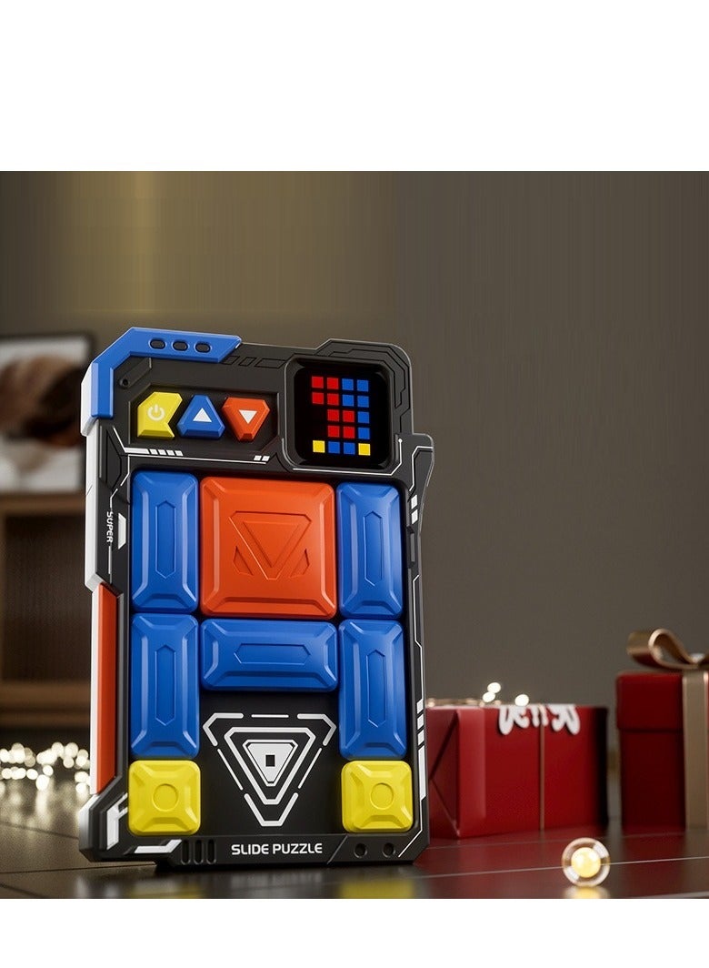 Soofam Super Slide Puzzle Brain Challenge Game, featuring over 500 levels, STEM interactive handheld game console, educational children and teenagers toy, travel relaxation brain game, suitable for all age groups as a birthday gift. - Image 1