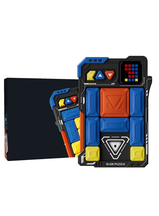 Soofam Super Slide Puzzle Brain Challenge Game, featuring over 500 levels, STEM interactive handheld game console, educational children and teenagers toy, travel relaxation brain game, suitable for all age groups as a birthday gift. - Image 4