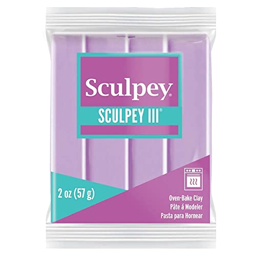 Sculpey III Polymer Oven-Bake Clay, Spring Lilac, Non Toxic, 2 oz. bar - Image 5
