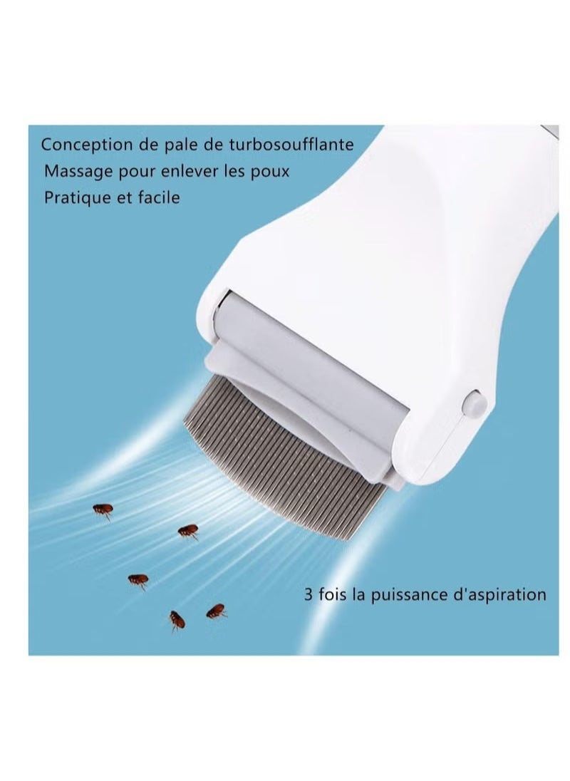 Generic - Electric Anti-Lice Comb - Ergonomic, Safe & Effective Lice Removal for Children & Pets - Professional Hair Filter Tool with Enhanced Features - Image 1