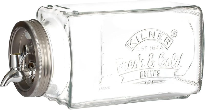 Kilner New Glass Fridge Dispenser 3 Litre - Image 1