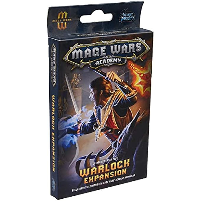 Arcane Wonders Mage Wars Academy Warlock Expansion Board Game
