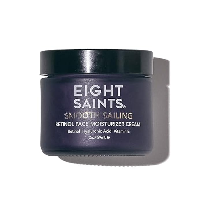 Eight Saints Retinol Facial Moisturizer Cream, For Firming Face, Neck & Eye Wrinkles and Lines, Deep Hydrating Lotion, Fragrance-Free, 2 Ounces - Image 1