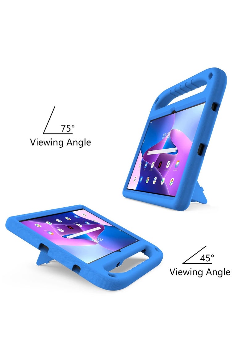 Lenovo Tab M10 Plus (Gen 3) Case 10.6-inch 2022 Kids Case Cover with Shockproof Handle Stand for Lenovo Tab M10 Plus 3rd Gen (TB125FU / TB128FU / TB128XU) Tablet (Blue) - Image 4