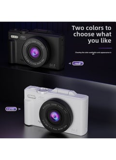 Generic Digital Camera Students Ultra-high Definition Entry-level Micro Single Camera SLR Camera Retro Camera A Generation Of Hair-Body Color:White  Wifi-with 64g Card  - Image 4