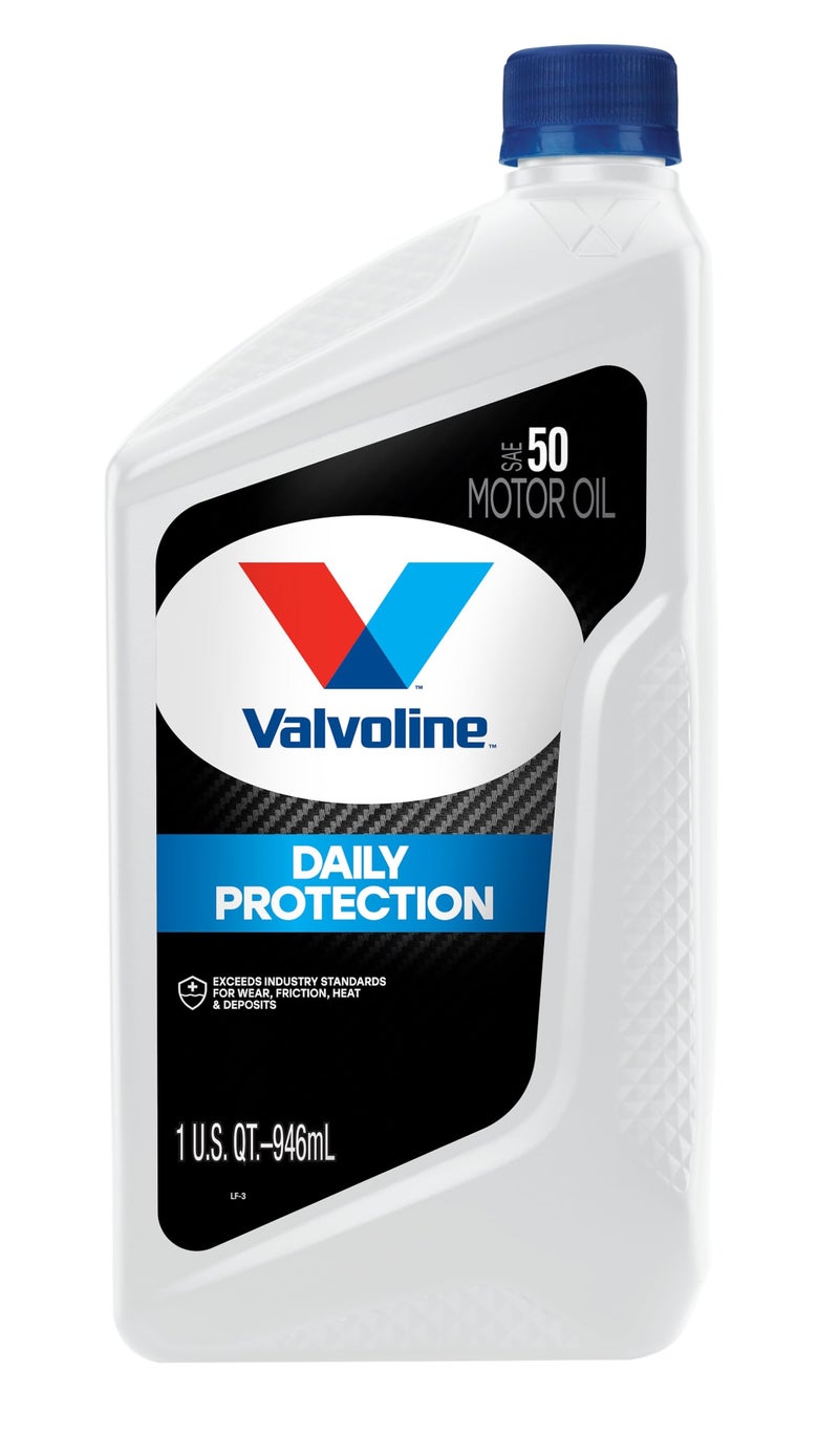Valvoline Daily Protection SAE 50 Conventional Motor Oil 1 QT, Case of 6 (Packaging May Vary) - Image 2