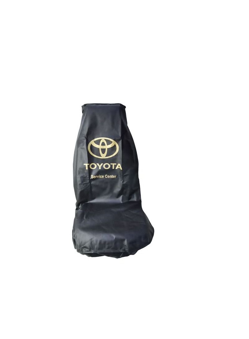 TOYOTA Car Seat Cover Universal Car Seat Dust Dirt Protection Cover Extra Protection For Your Seat 2pcs Set - Image 3
