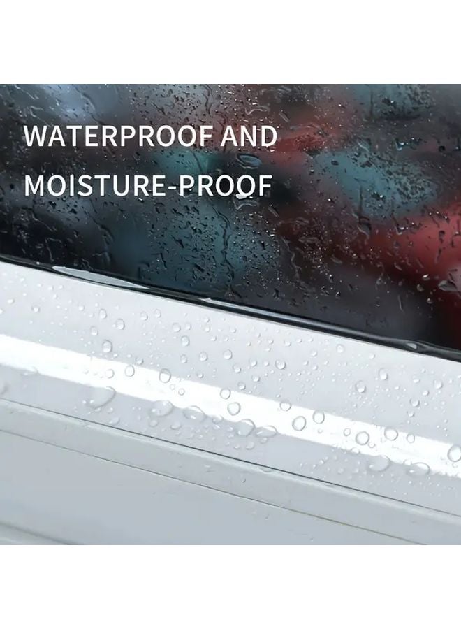 Window Windproof And Warm Film Tape 118.1in x 1.9in Glue Free Sealing Strip High Viscosity - Image 5