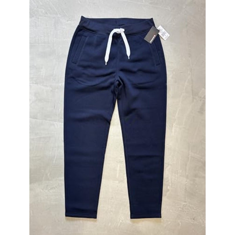 بنطال رياضي Active Basic Jogger Fleece للرجال للملابس الكاجوال، مصنوع من مزيج القطن والصوف، أسود، فائق النعومة وقابل للتمدد - Image 3