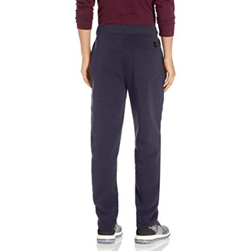 بنطال رياضي Active Basic Jogger Fleece للرجال للملابس الكاجوال، مصنوع من مزيج القطن والصوف، أسود، فائق النعومة وقابل للتمدد - Image 2