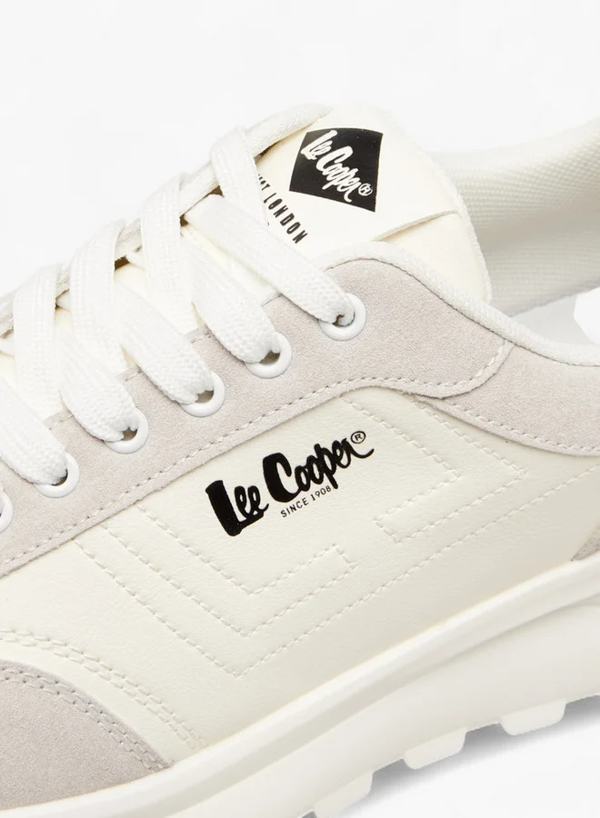 Lee Cooper Men's Panelled Lace-Up Sneakers