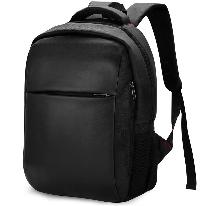 The AutoStory Laptop Backpack for Men & Women | Water-Resistant Travel Laptop Bag for Office, College & School | Fits 15.6 Inch Laptop | Expandable, Lightweight, Stylish Black Backpack with Padded Straps & Back - Image 2