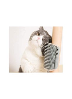 MIRFA Cat Self Grooming Brush - Face Scratcher And Massage Comb (Grey)  - Image 3
